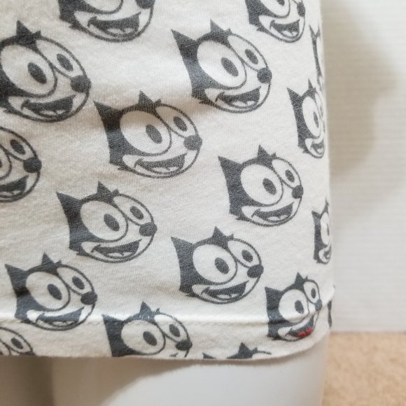 Felix The Cat shirt Small all over print cartoon retro style graphic cotton Y2K - Picture 8 of 12